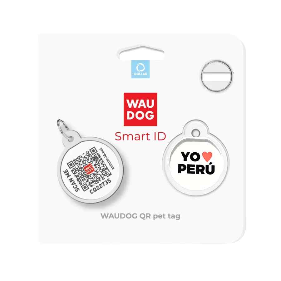 Placa De Identificación Smart Id Con Pasaporte Qr Yo Amo Perú
